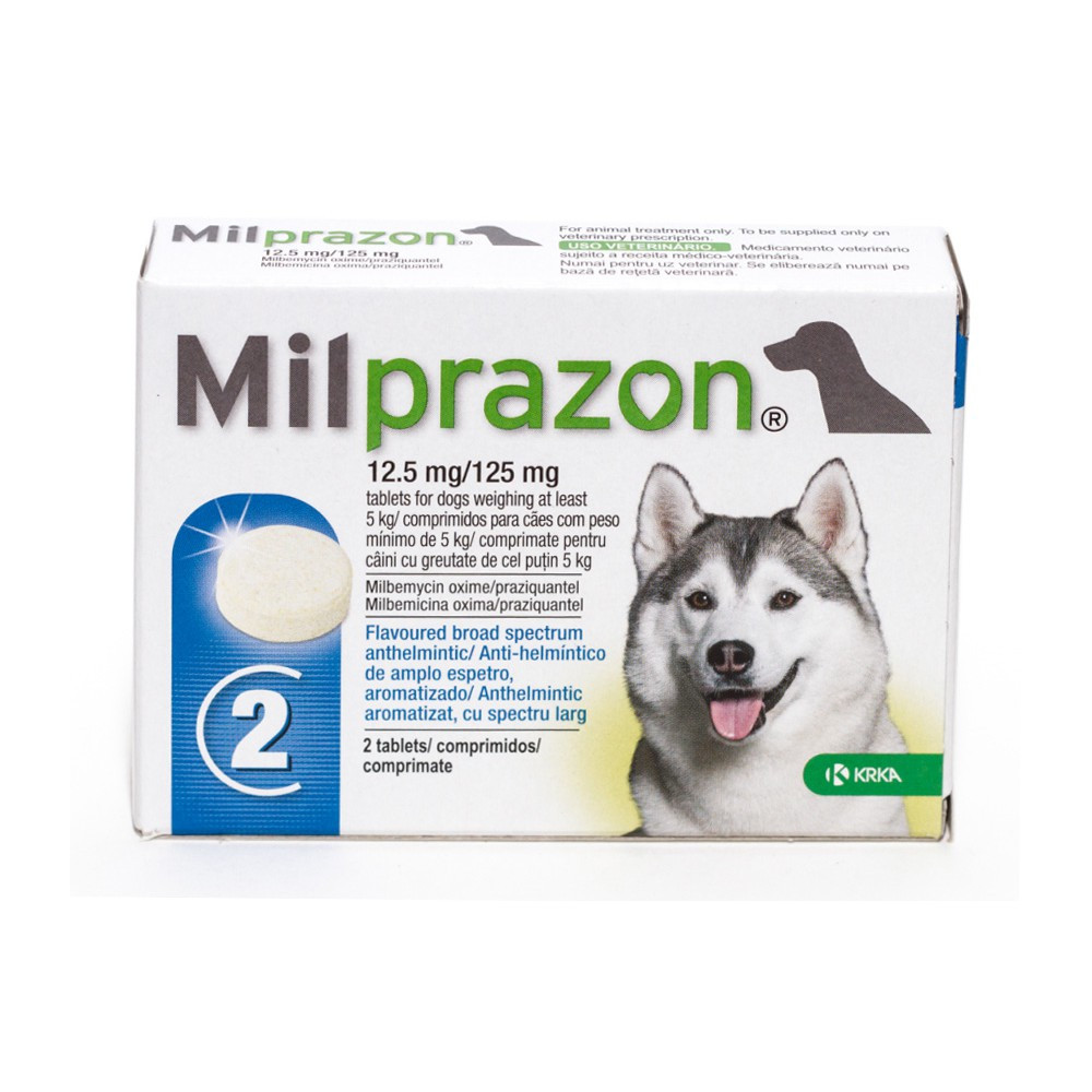 Reducere 33% - Milprazon Caine, 2 tablete 2 2 tablete
