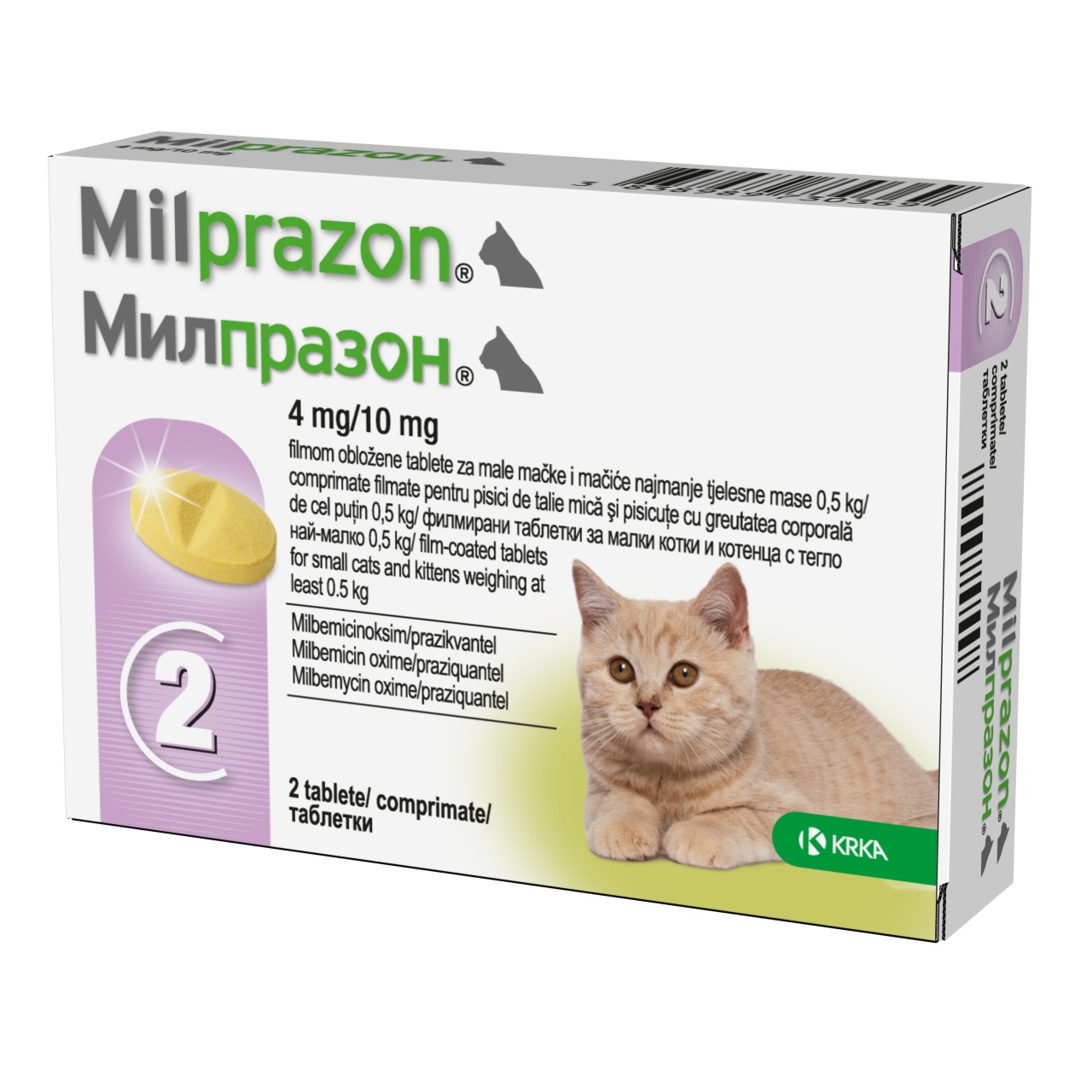 Reducere 22% – Milprazon Pisica, 2 tablete 1 Milprazon Pisica