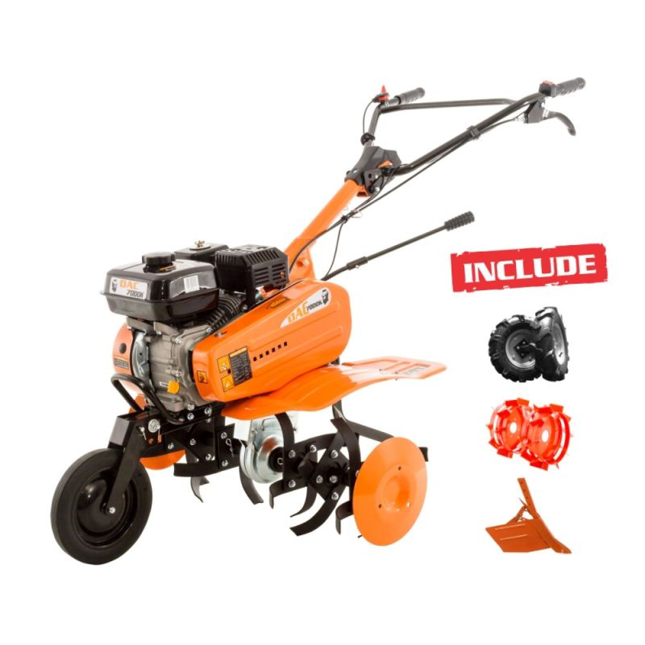 Reducere 20% - Motosapa Ruris DAC 7000 Bonus Roti Cauciuc+ Roti Metalice 300 Fara manicot+ Rarita ajustabila 1 Motosapa Ruris DAC 7000 Bonus Roti Cauciuc+ Roti Metalice 300 Fara manicot+ Rarita ajustabila