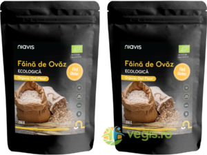 Pachet Faina de Ovaz fara Gluten Ecologica/Bio 250g+250g