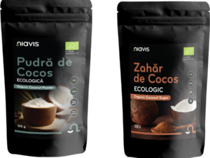 Pudra de Cocos Ecologica/Bio 125g + Zahar de Cocos Ecologic/Bio 250g