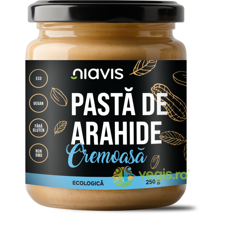 Reducere 20% - Pasta de Arahide Cremoasa Ecologica/Bio 250g 1 Pasta de Arahide Cremoasa Ecologica/Bio 250g