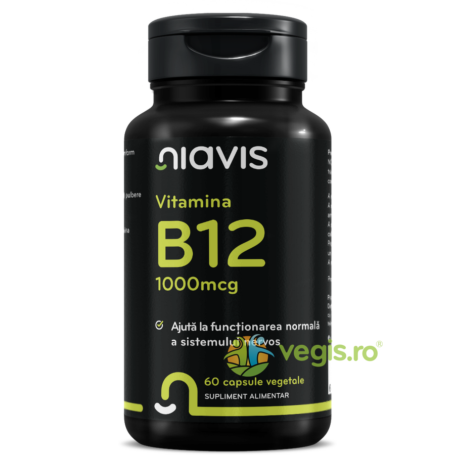Reducere 20% - Vitamina B12 1000mcg 60cps 1 Vitamina B12 1000mcg 60cps
