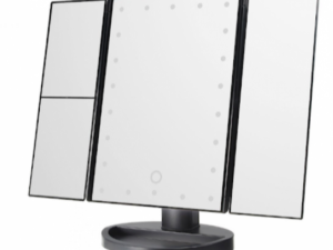 Oglinda cosmetica LED extensibila cu buton tactil