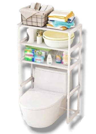 Reducere 43% - Organizator baie pentru vasul de toaleta 3 Rafturi YX 9109 1 Organizator baie pentru vasul de toaleta 3 Rafturi YX 9109