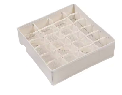 Reducere 63% - Organizator sertar cu 20 compartimente 32x32x12cm 1 Organizator sertar cu 20 compartimente 32x32x12cm