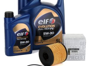 Pachet Revizie Ulei Motor Elf Evolution Full Tech FE 5W-30 5L + 1L + Filtru Ulei Oe Renault Vel Satis 2002  7701479124