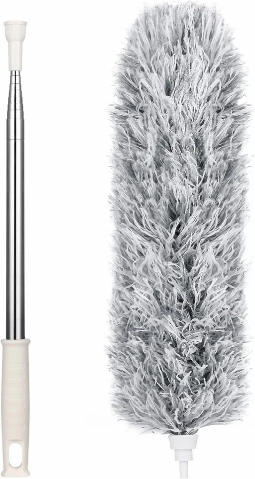 Reducere 78% - Pamatuf microfibra telescopic 2.5m. cu un capat pentru zone greu accesibile 1 Pamatuf microfibra telescopic 2.5m. cu un capat pentru zone greu accesibile
