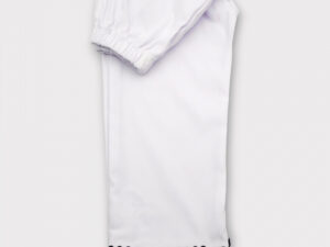 Pantalon traditional baieti Alb