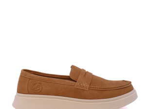 Pantofi tip mocasin bărbați Benvenuti camel din piele întoarsă  1531BM0524VCA