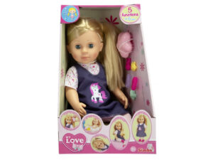 PAPUSA MY LOVE INTERACTIVA CU ACCESORII 43CM