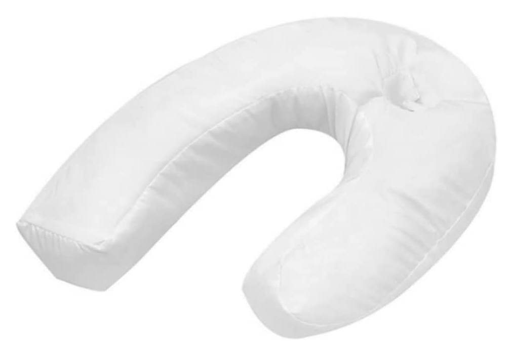 Reducere 48% - Perna alba din bumbac PP in forma de U sprijin cervical 1 Perna alba din bumbac PP in forma de U sprijin cervical