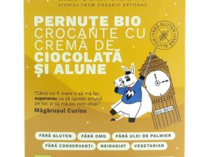 Pernute Bio crocante cu crema de ciocolata si alune