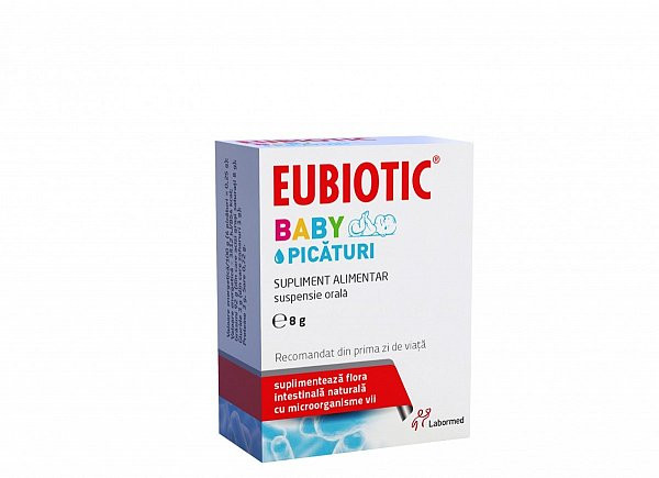 Reducere 35% - Picaturi Eubiotic Baby, 8 g, Labormed 1 Picaturi Eubiotic Baby