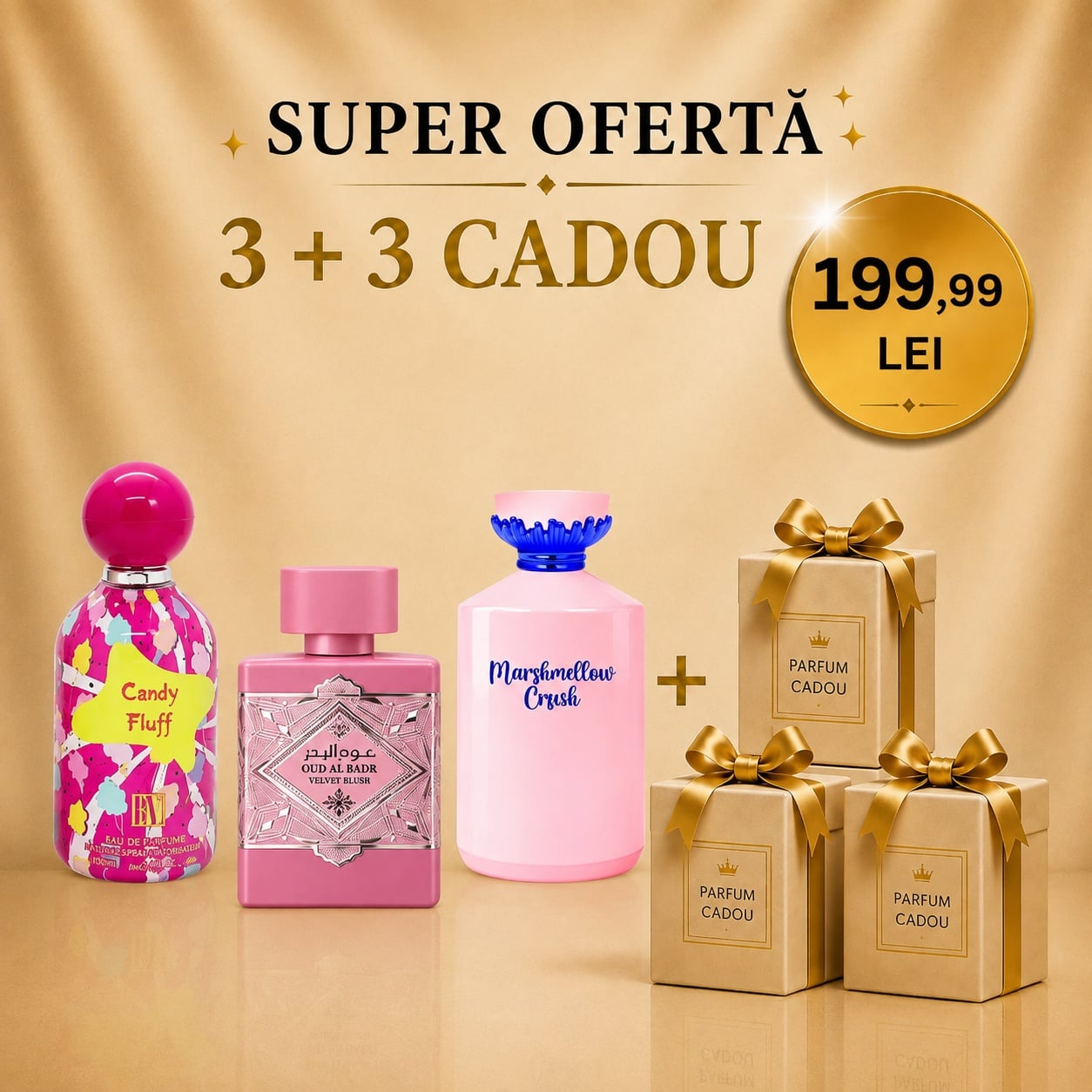 Reducere 41% - Pink Bliss Collection 3+3 parfumuri cadou 1 Pink Bliss Collection 3+3 parfumuri cadou
