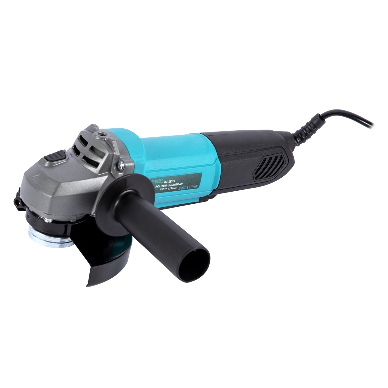 Reducere 20% - Polizor unghiular 750W 125mm DZ, Este dublu izolat - grad ridicat de protectie impotriva electrocutarii 1 Polizor unghiular 750W 125mm DZ