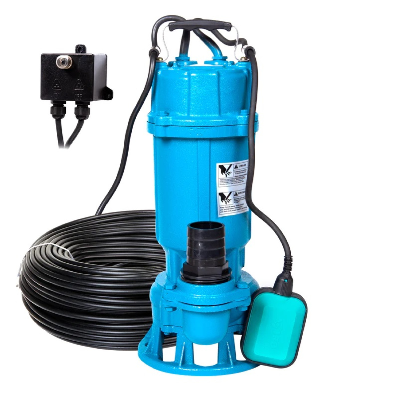 Reducere 20% - Pompa Apa Murdara Profesionala, IBO CTR 1500, 1500W, 400 l/min, H-18m, cu Tocator, Plutitor si Protectie Termica 1 Pompa Apa Murdara Profesionala