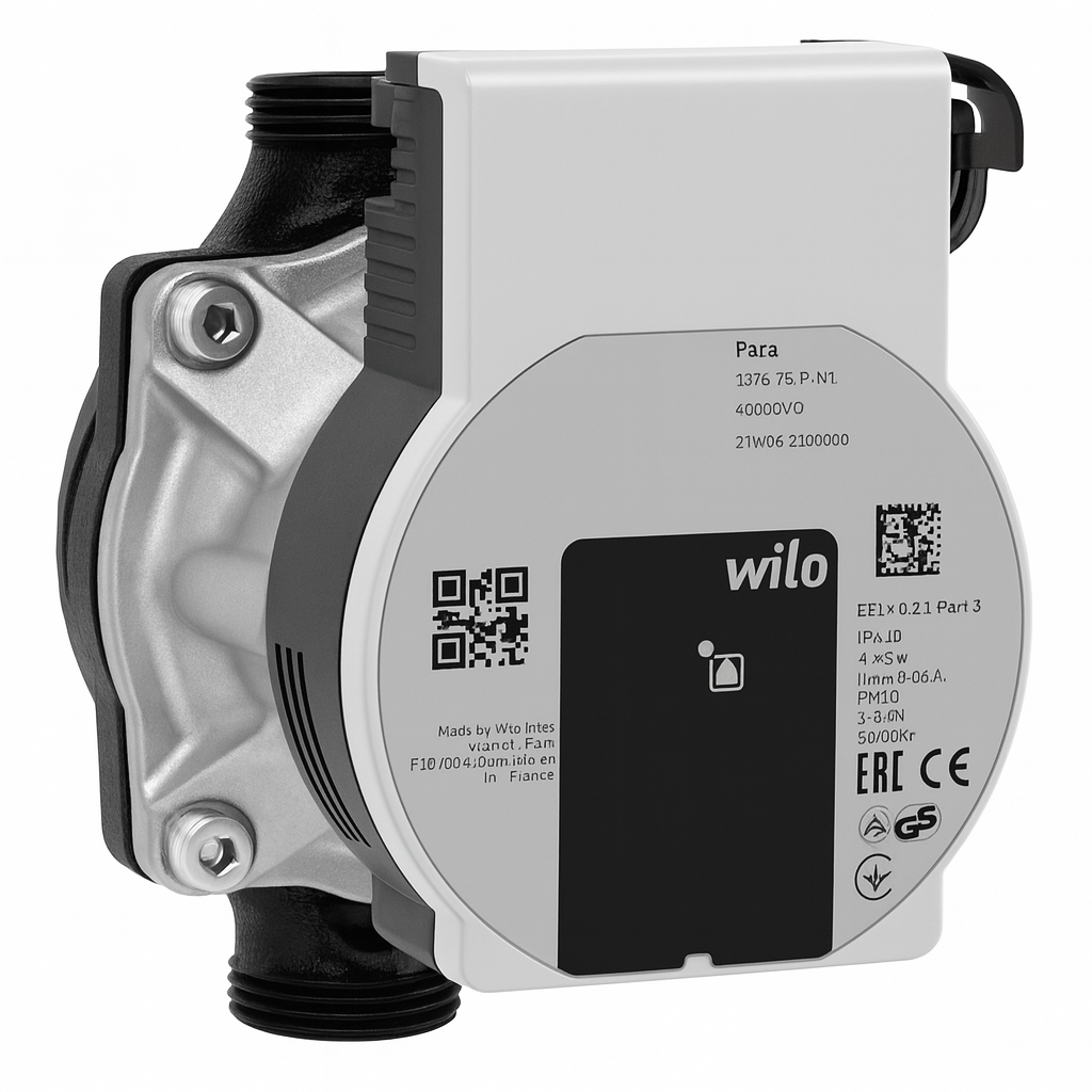 Reducere 15% - Pompa de circulatie Giacomini P76WIY019 (Wilo Para), 25-180 9, inaltime pompare 9 m H2O, racord G 1 1 2 filet exterior, lungime 180 mm 1 Pompa de circulatie Giacomini P76WIY019 (Wilo Para)