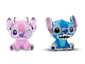 Set 2 Charmuri Stitch Albastru si Roz
