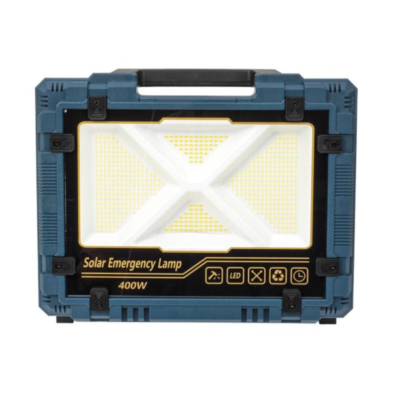 Reducere 14% - Proiector LED, 400W, Incarcare Solara si USB, Panou Incorporabil si Detasabil 1 Proiector LED