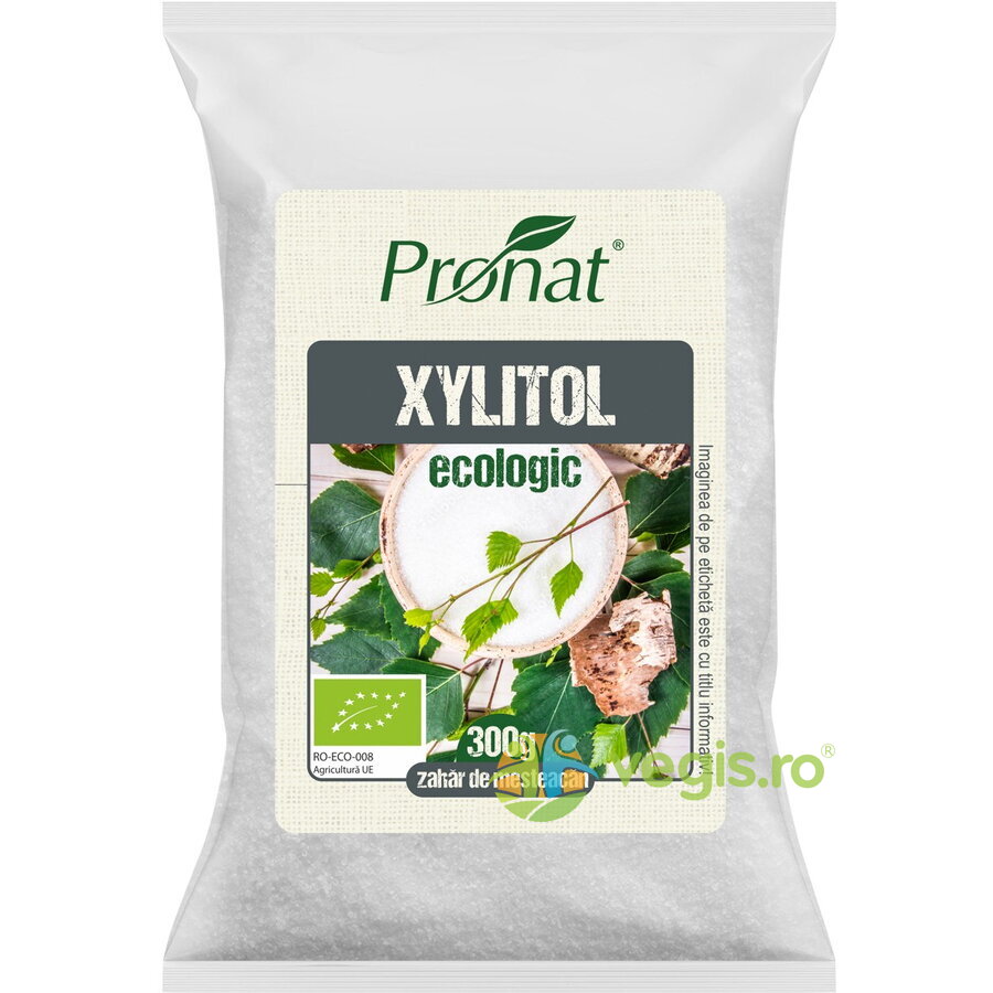 Reducere 15% - Zahar de Mesteacan Cristale (100% Xylitol) Ecologic/Bio 300g 1 Zahar de Mesteacan Cristale (100% Xylitol) Ecologic/Bio 300g