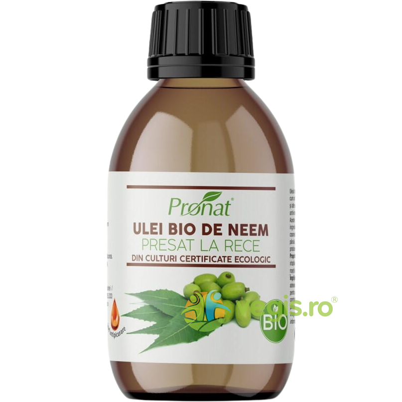 Reducere 15% - Ulei de Neem Presat la Rece Ecologic/Bio 100ml 1 Ulei de Neem Presat la Rece Ecologic/Bio 100ml