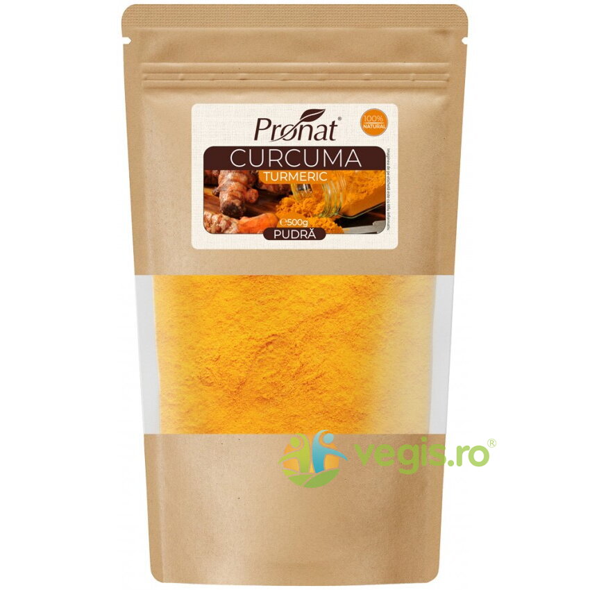 Reducere 15% - Curcuma Pudra 500g 1 Curcuma Pudra 500g