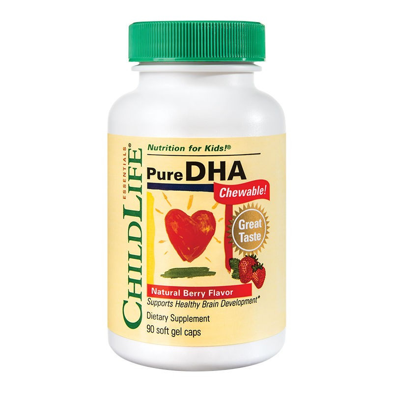Reducere 15% - Pure DHA Childlife Essentials, 90 capsule, Secom 1 Pure DHA Childlife Essentials