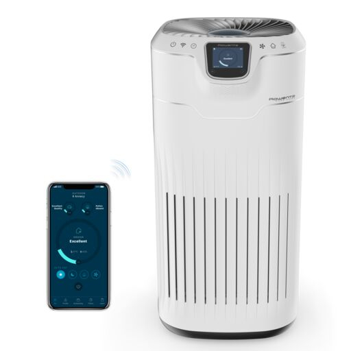 Reducere 20% - Purificator Rowenta Pure Home PU8080F0, 4 niveluri de filtrare, 200m, Alb 1 Purificator Rowenta Pure Home PU8080F0