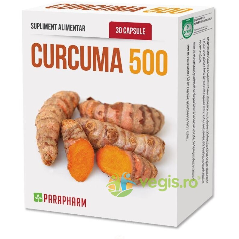 Reducere 25% - Curcuma 500 30cps 1 Curcuma 500 30cps
