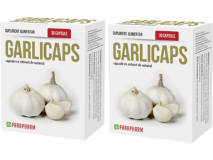 Pachet Garlicaps - Capsule Cu Extract De Usturoi 30cps+30cps