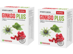 Pachet Gingko Plus (Ginkgo Biloba) 30cps + 30cps