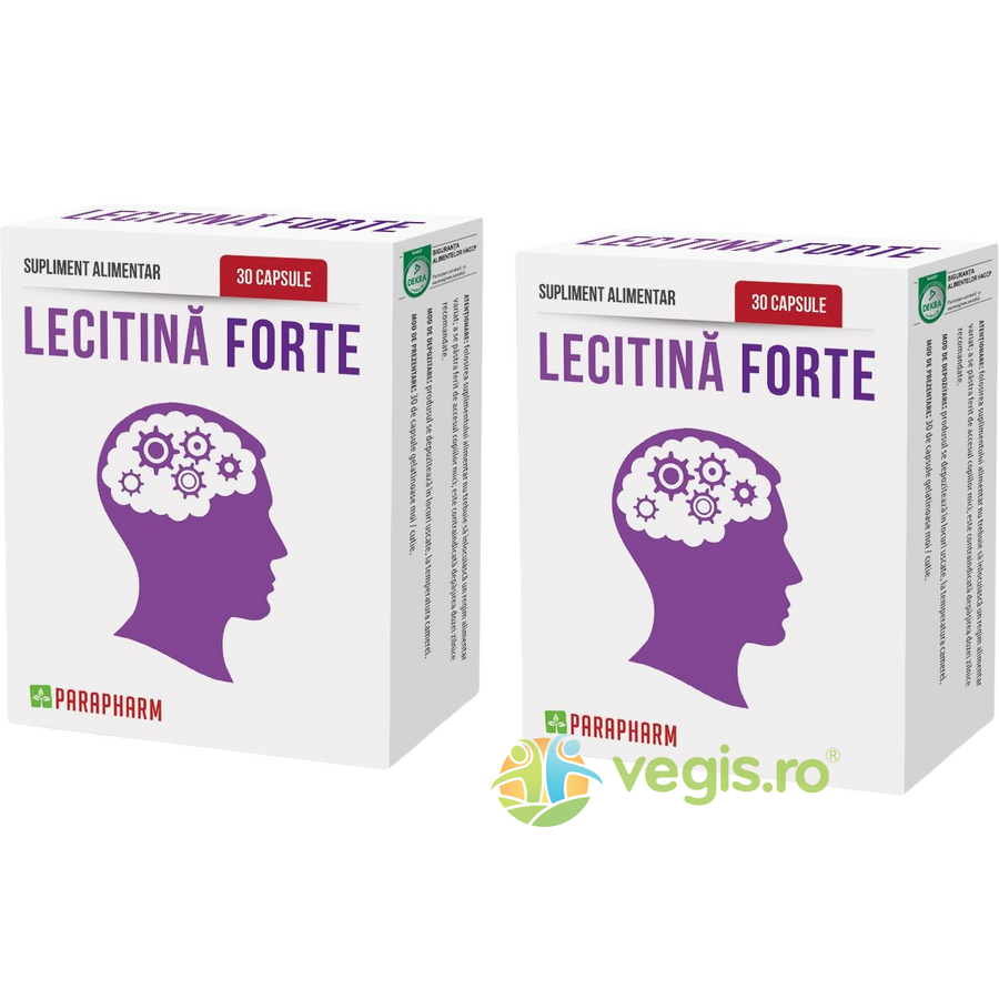 Reducere 50% – Pachet Lecitina Forte 30cps+30cps 1 Pachet Lecitina Forte 30cps+30cps