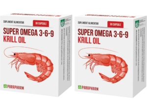 Pachet Super Omega 3-6-9  Krill Oil 30cps+30cps