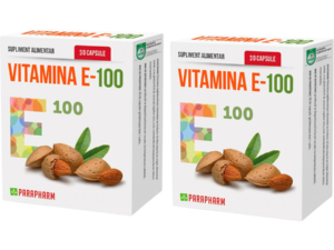 Pachet Vitamina E-100 30cps+30cps