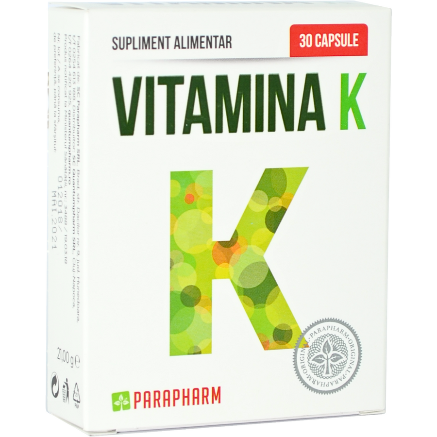 Reducere 25% – Vitamina K 30cps 1 Vitamina K 30cps