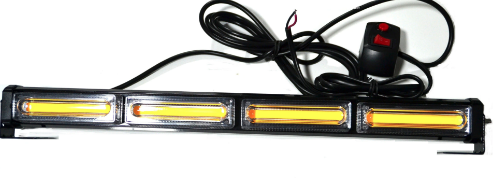 Reducere 67% - Rampa avertizare luminoasa 4 Led COB 12/24v 59CM 1 Rampa avertizare luminoasa 4 Led COB 12/24v 59CM