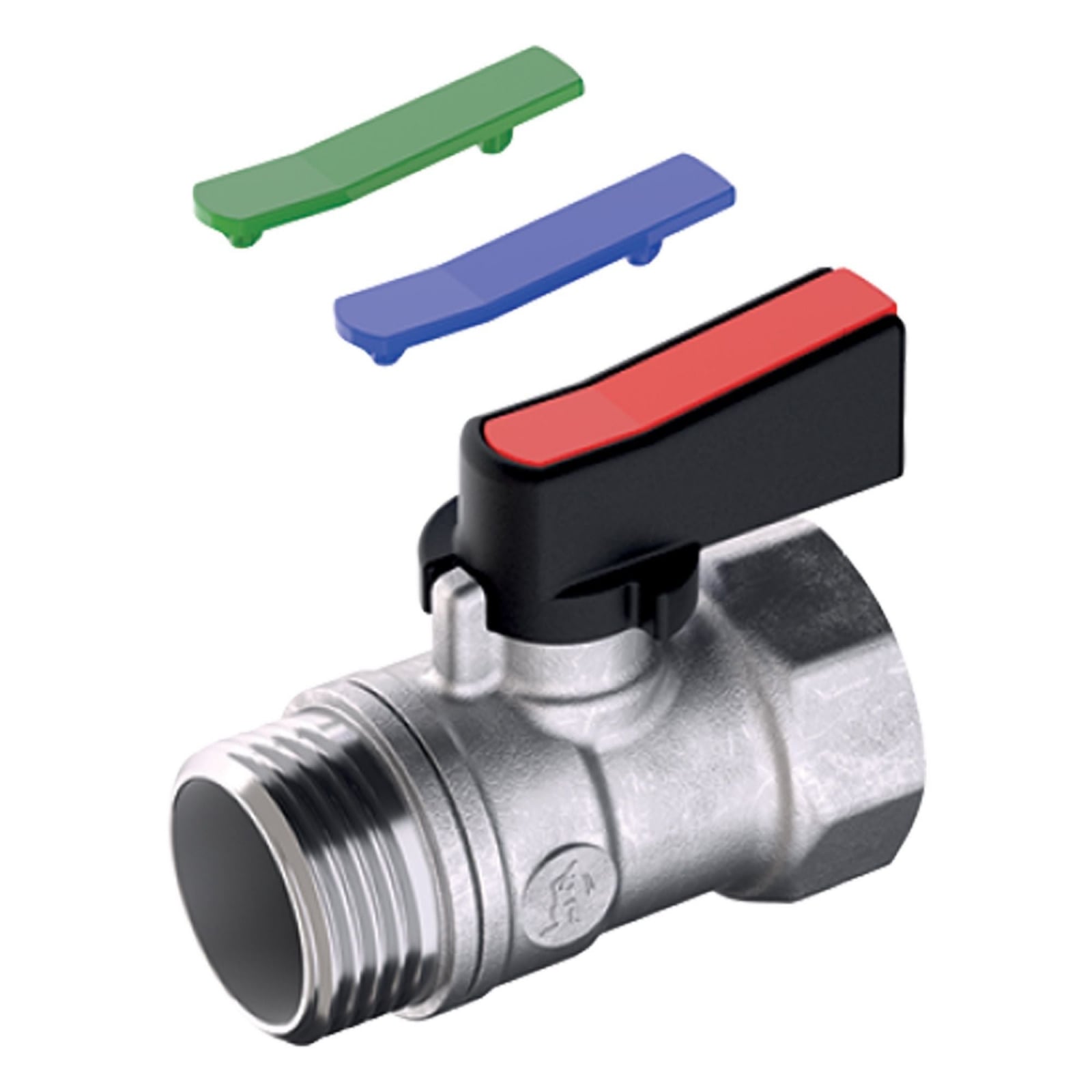 Reducere 17% - Robinet mini pentru apa tip fluture Giacomini R694X002, dimensiune 3 8, Interior - Exterior, Alama 1 Robinet mini pentru apa tip fluture Giacomini R694X002