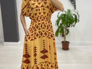 Rochie midi din bumbac