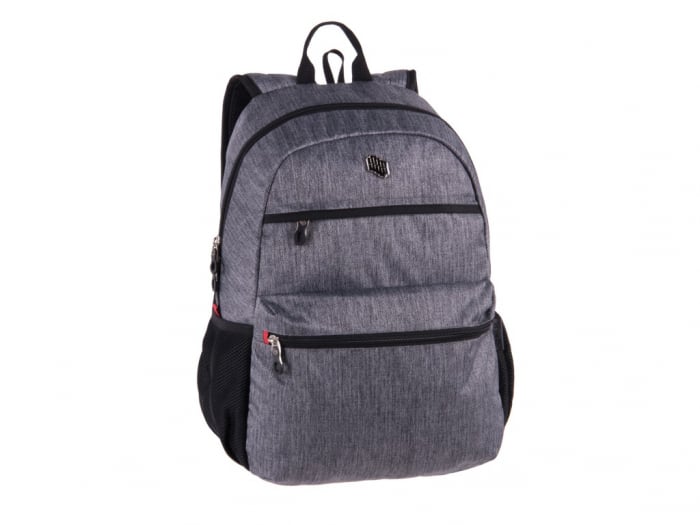 Reducere 6% - Rucsac ergonomic pentru scoala cu compartimet laptop,model Cationic Gray,46x33x23 cm 1 Rucsac ergonomic pentru scoala cu compartimet laptop