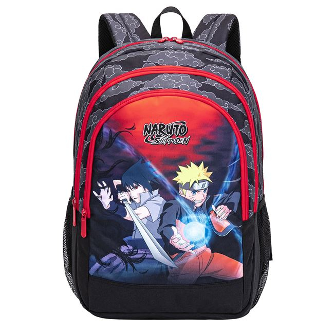 Reducere 32% - Rucsac scoala Naruto cu 3 compartimente, Multicolor,33x18x44 cm 1 Rucsac scoala Naruto cu 3 compartimente