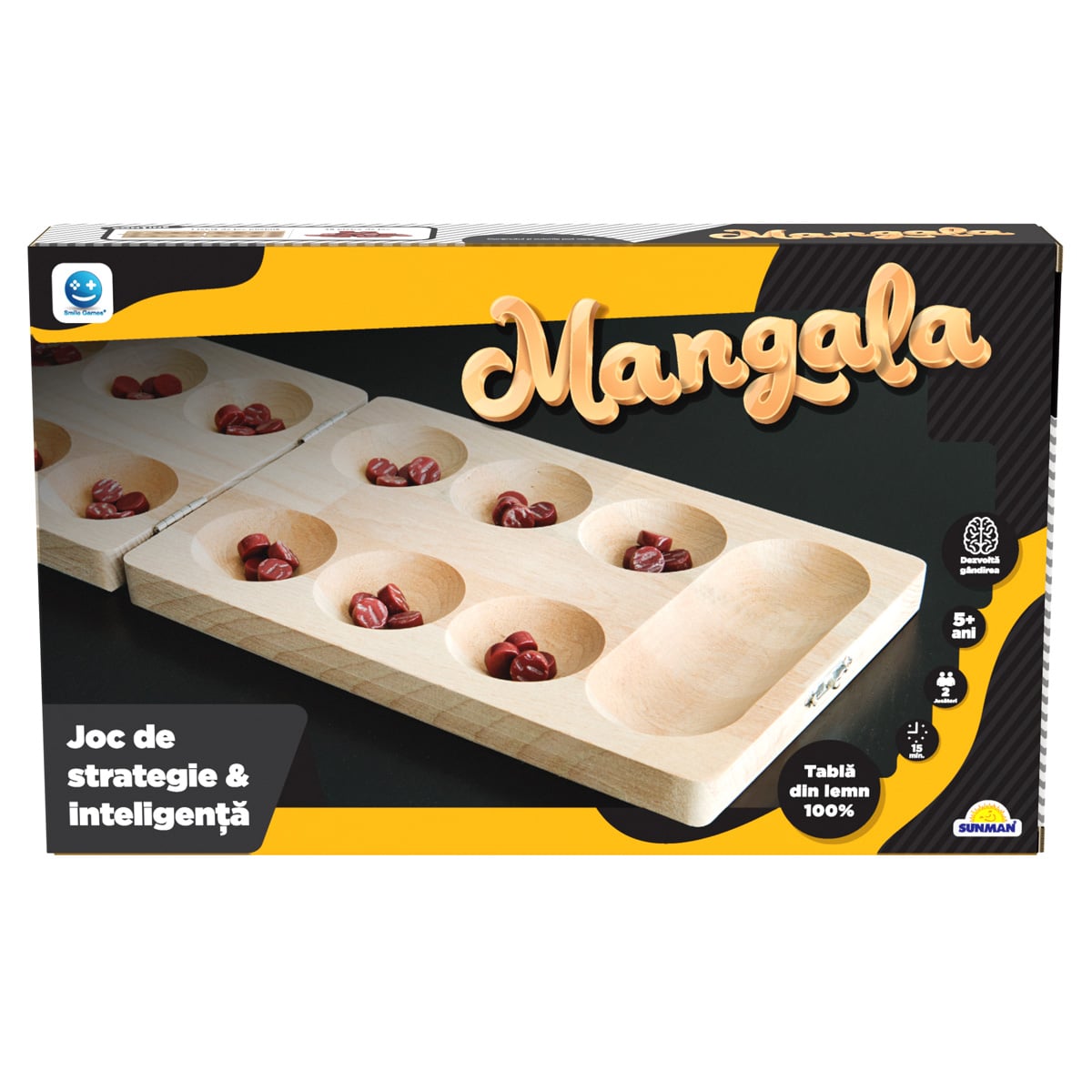 Reducere 63% - Joc de societate, Smile Games, Mangala 1 Joc de societate