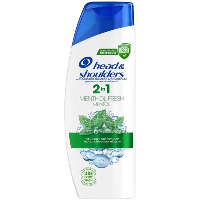 Reducere 14% - Sampon Head & Shoulders 2In1 Menthol, 330 ml 1 Sampon Head & Shoulders 2In1 Menthol