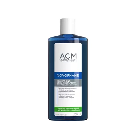 Reducere 50% – Sampon seboreglator Novophane, 200 ml, ACM 1 Sampon seboreglator Novophane