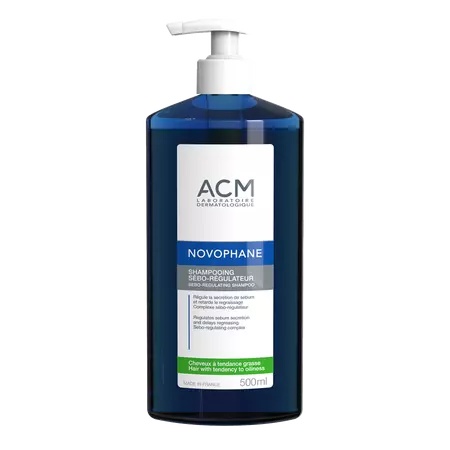 Reducere 20% - Sampon seboreglator Novophane, 500 ml, ACM 1 Sampon seboreglator Novophane
