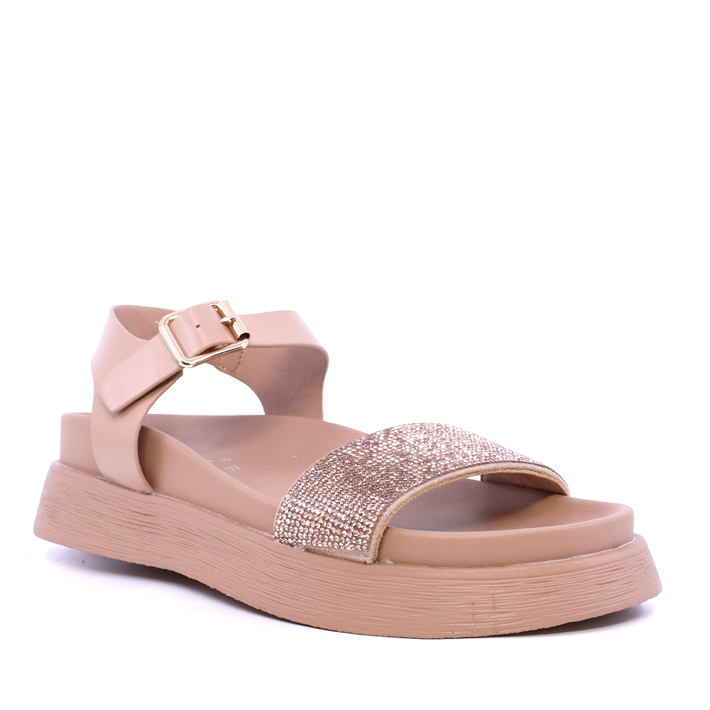 Reducere 50% - Sandale cu ștrasuri femei Solo Donna bej 2741DS7574BE 2 Reducere 50% - Sandale cu ștrasuri femei Solo Donna bej 2741DS7574BE - imagine 2