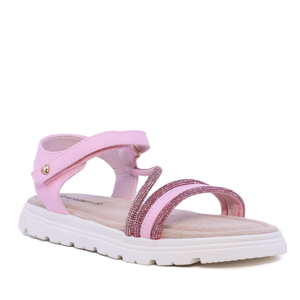 Reducere 50% - Sandale cu ștrasuri fete Benvenuti roz 2571FS6217RO 2 Reducere 50% - Sandale cu ștrasuri fete Benvenuti roz 2571FS6217RO - imagine 2