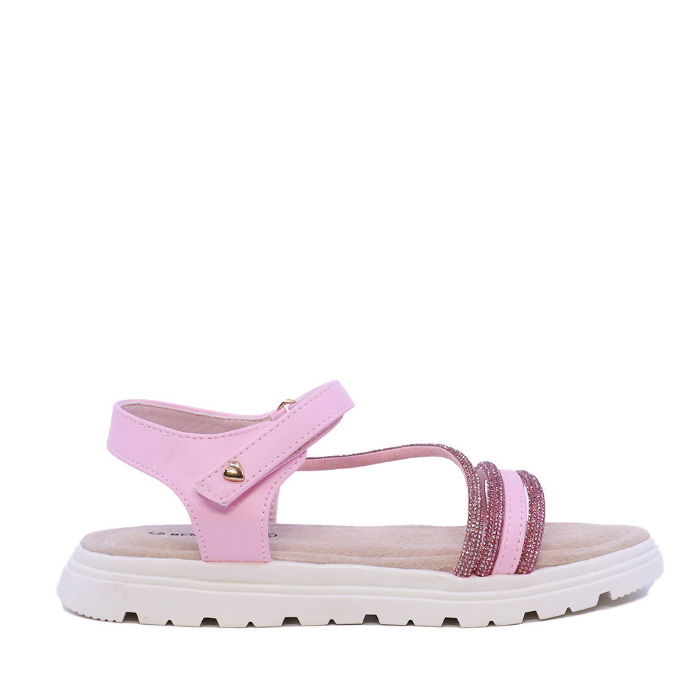 Reducere 50% - Sandale cu ștrasuri fete Benvenuti roz 2571FS6217RO 1 Sandale cu ștrasuri fete Benvenuti roz 2571FS6217RO