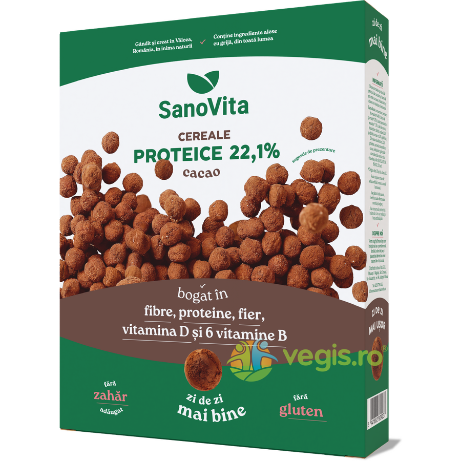 Reducere 15% - Cereale Proteice cu Cacao 250g 1 Cereale Proteice cu Cacao 250g