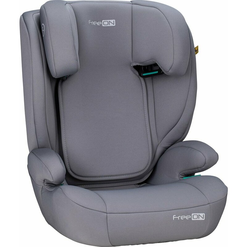 Reducere 48% - Scaun auto, FreeON, Vega, I-Size, Grupa 2/3, 100-150 cm, 4-12 ani, Cu husa detasabila, Cu cotiere, Cu tetiera reglabila 14 pozitii, Conform cu standardul european de securitate ECE R129, Gri 1 Scaun auto